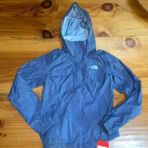 North Face women’s hooded rain jacket